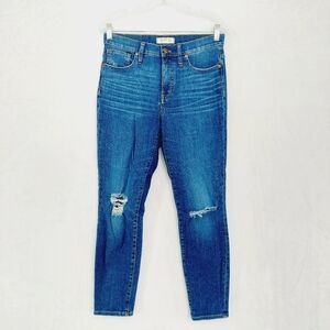 Madewell Blue Mid Rise Skinny Jeans 5071